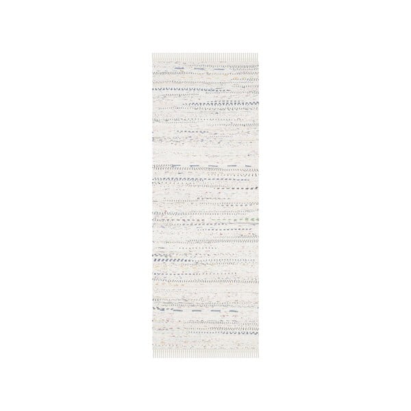 Elena fehér pamut futószőnyeg, 68 x 243 cm - Safavieh