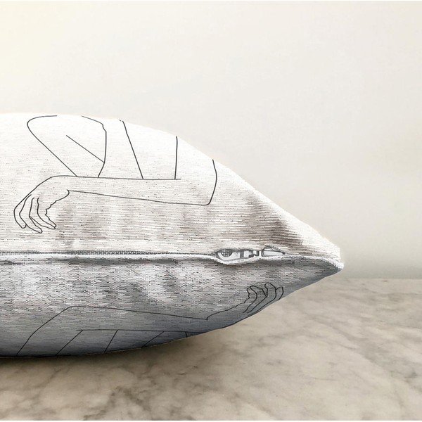 Pose pamut keverék párnahuzat, 55 x 55 cm - Minimalist Cushion Covers-image-1