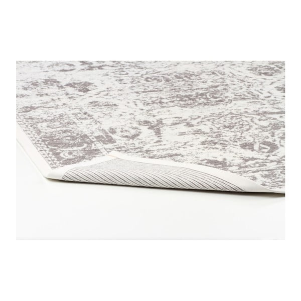 Narma Palmse fehér mintás kétoldalas szőnyeg, 70 x 140 cm - Woodman-image-1