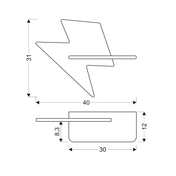 Sárga gyerek lámpa Lightning – Candellux Lighting-image-3