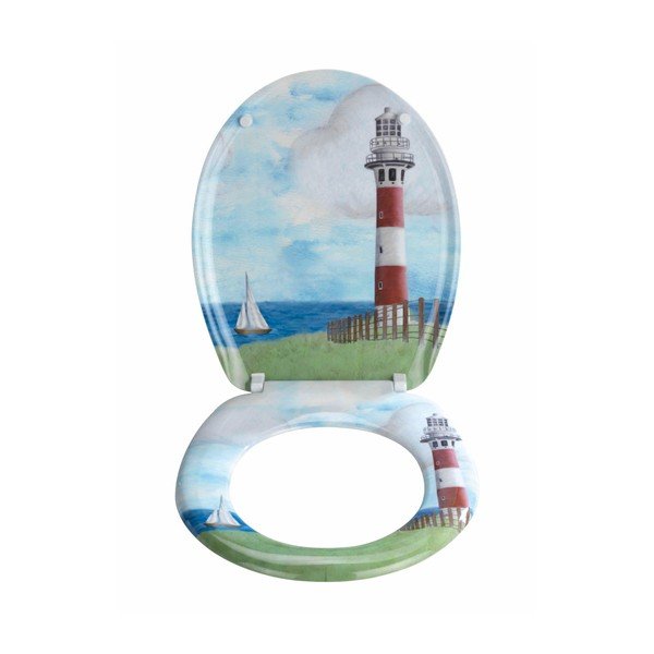 Lighthouse WC-ülőke, 44,5 x 36,5 cm - Wenko-image-2