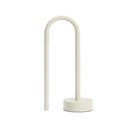 Elefántcsont színű fém LED asztali lámpa (magasság 30 cm) Bow – Kave Home