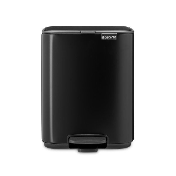Matt fekete acél pedálos szemetes 7 l Bo – Brabantia-image-4