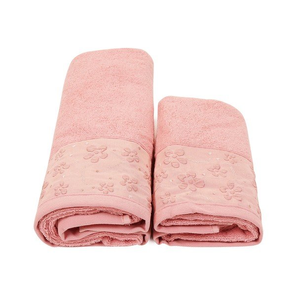 London pink fürdőköpeny és törölköző szett-image-1