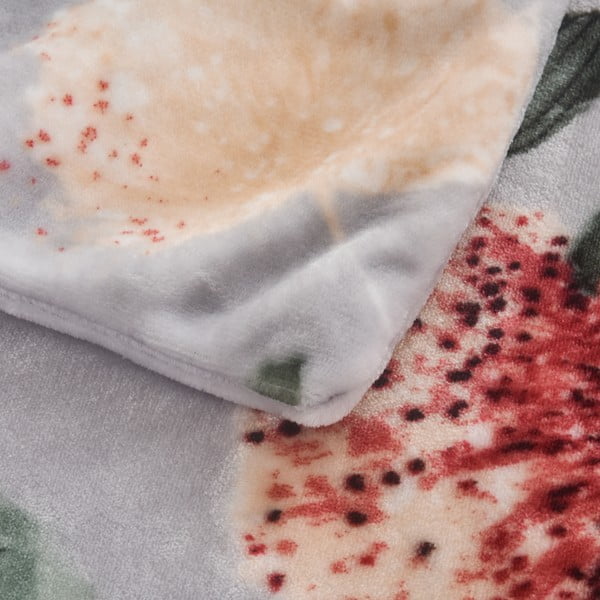 Világosszürke egyszemélyes mikroplüss ágyneműhuzat 140x200 cm Margot – My House-image-4