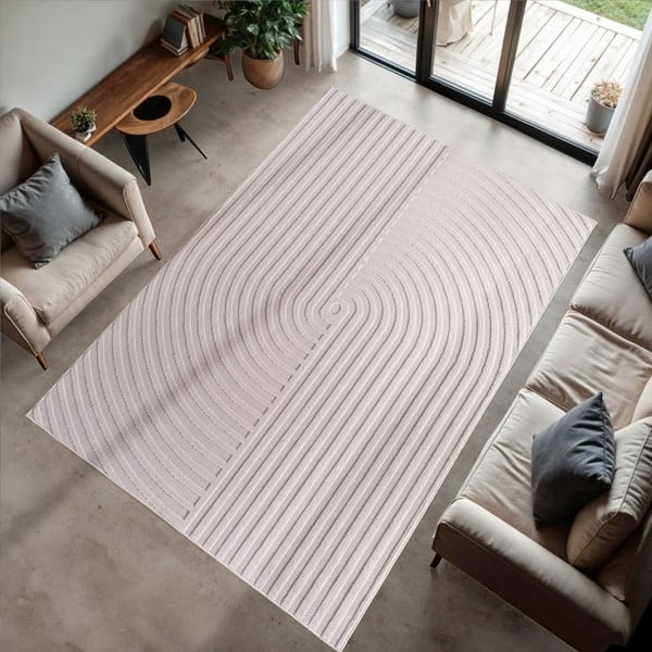 Krémszínű kültéri-beltéri szőnyeg 200x290 cm Doha 1658 Cream – Ayyildiz Carpets-image-1