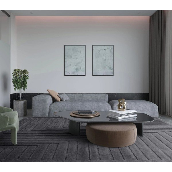 Antracitszürke szőnyeg 120x170 cm Valley – Asiatic Carpets-image-1