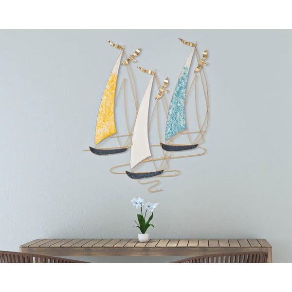 Fém fali dekoráció 79x98 cm Vela – Mauro Ferretti-image-1