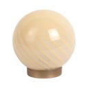 Világossárga asztali lámpa üveg búrával (magasság 17 cm) Summer Globe – Leitmotiv