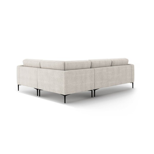 Bézs sarokkanapé (jobb oldali-L alakú) Bemy – Micadoni -image-2