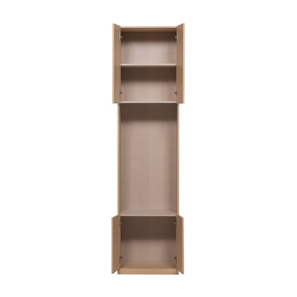 Natúr színű moduláris szekrény 54x215 cm Build – WOOOD-image-3