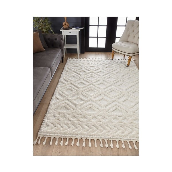 Bézs színű szőnyeg 150x80 cm Shaggy - Mila Home-image-1