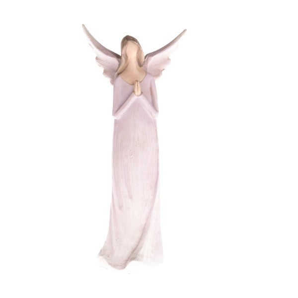 Praying Angel lila dekoratív szobrocska, magasság 14,5 cm - Dakls