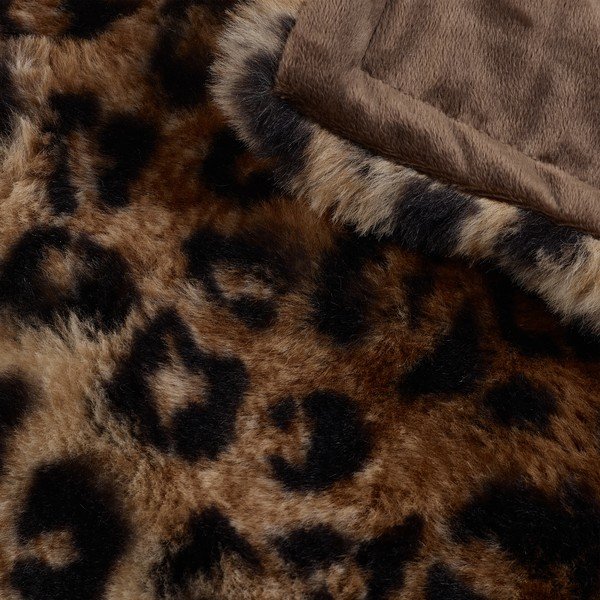 Barna takaró 130x170 cm Animal Print – Catherine Lansfield-image-3