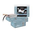 Vákuumos műanyag ruhatároló doboz szett 3 db-os 65x45x27 cm Blue Edition – Compactor