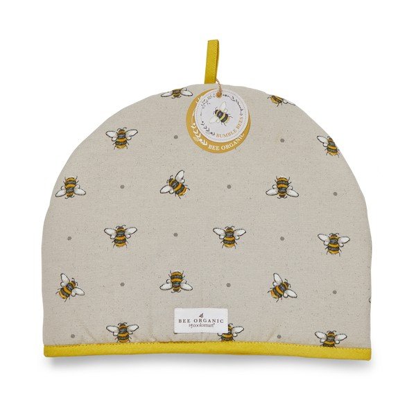 Bumble Bees bézs-sárga pamut teáskanna huzat - Cooksmart ®-image-2