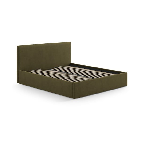 Zöld kárpitozott ágytámla 150,5x100 cm Remo – Micadoni -image-3