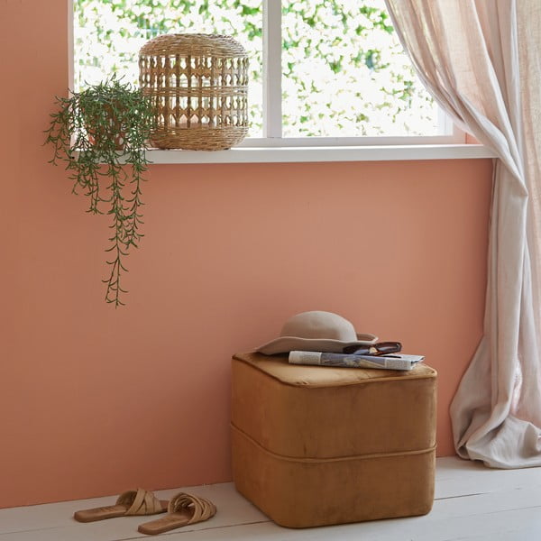 Aranyszínű bársony puff Kiki – Light & Living-image-4