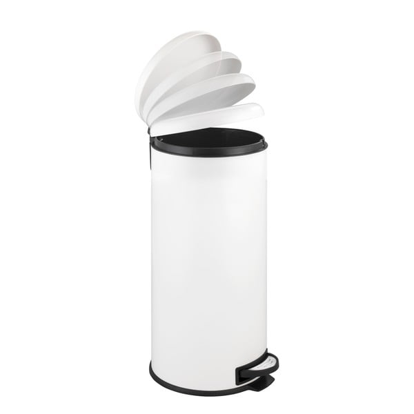 Fehér acél pedálos szemetes 30 l Leman – Wenko-image-2