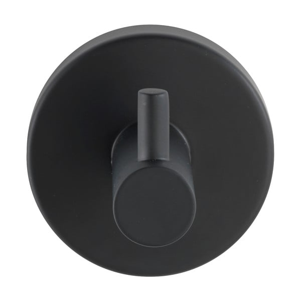 Matt fekete fali rozsdamentes acél akasztó Bosio – Wenko-image-2