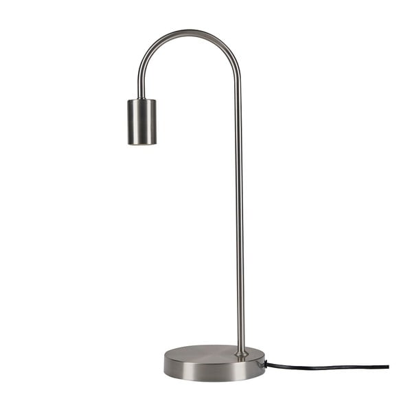 Funky ezüstszínű asztali lámpa, magasság 50 cm - Bahne & CO