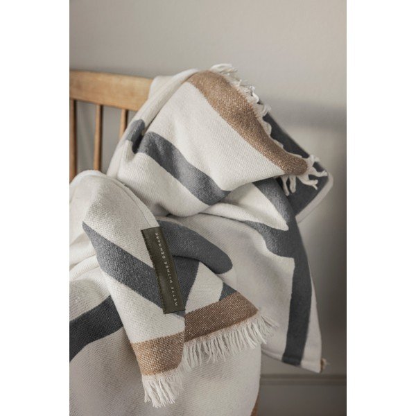 Krémszínű takaró 130x175 cm Shadow  – Mette Ditmer Denmark-image-1