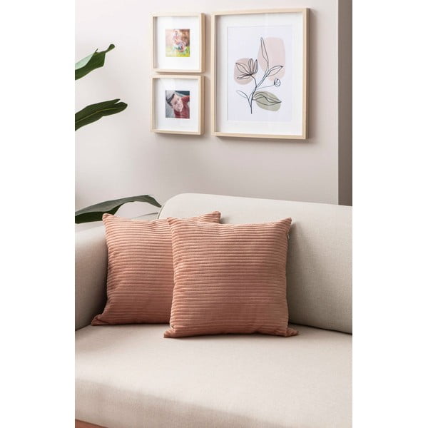 Kordbársony párnahuzat szett 2 db-os 43x43 cm – Mioli Decor-image-3