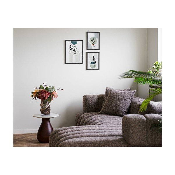 Fekete fali képkeret szett 3 db-os 30x40 cm Aspen – House Nordic-image-2