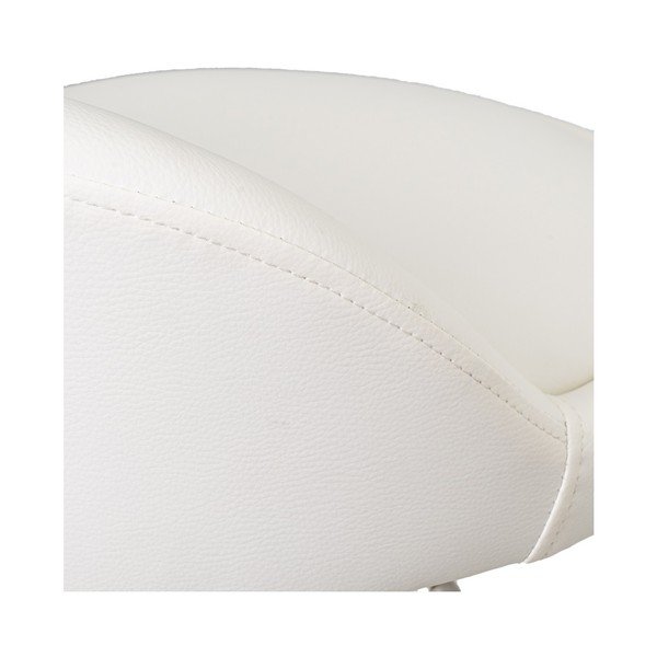 Fehér bőr utánzat állítható magasságú bárszék szett 2 db-os (ülésmagasság 72 cm) – Casa Selección-image-1