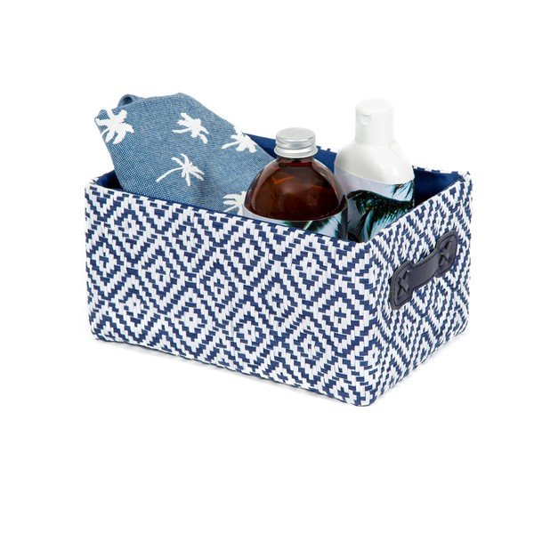Fürdőszobai textil tárolókosár 23,5x16x12 cm Enzo – Compactor-image-3