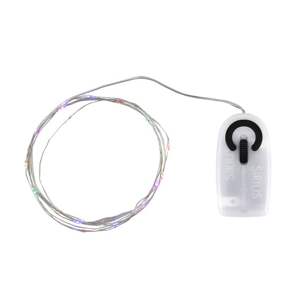 Fényfüzér, izzók száma 20 db-os hosszúság 190 cm Knirke multi – Sirius