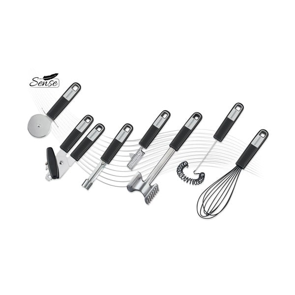 Food & More Sense fekete lapos habverő - Fackelmann-image-1