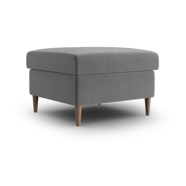 Világosszürke bársony lábtartó Kyoto – Cosmopolitan Design-image-1