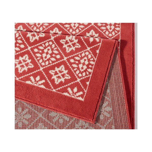 Gloria Tile piros szőnyeg, 160 x 230 cm - Hanse Home-image-2