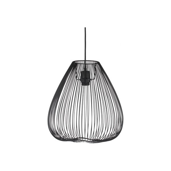 Lucid fekete fém függőlámpa, ø 35 cm - Leitmotiv-image-2