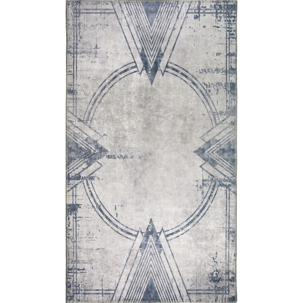 Világosszürke mosható szőnyeg 80x50 cm - Vitaus