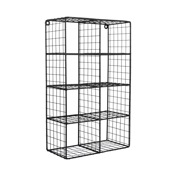 Fekete többszintes acél fali polc 30 cm Reja – PT LIVING-image-2