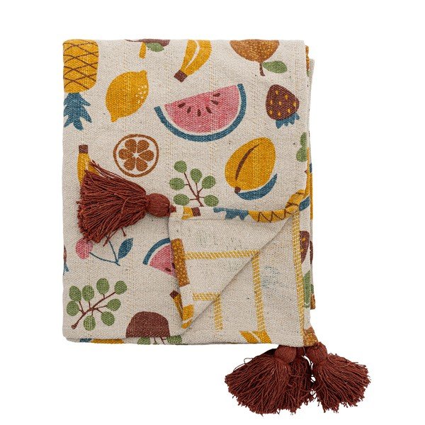 Újrahasznosított pamut gyerek takaró 130x160 cm Fruitta – Bloomingville Mini