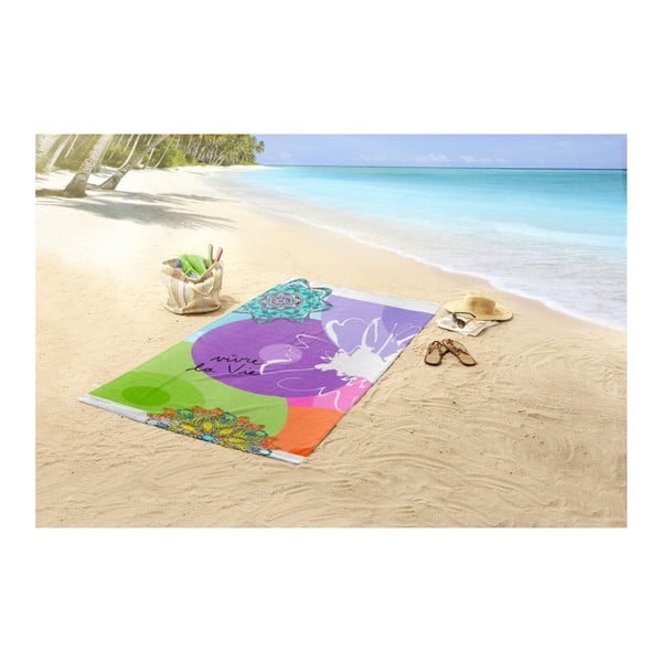 Vivant pamut strandtörölköző nyomtatott mintával, 100 x 180 cm - HIP-image-1