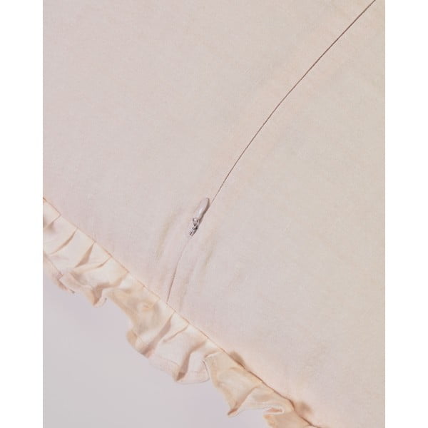 Lenkeverék párnahuzat 45x45 cm Nacha – Kave Home-image-2