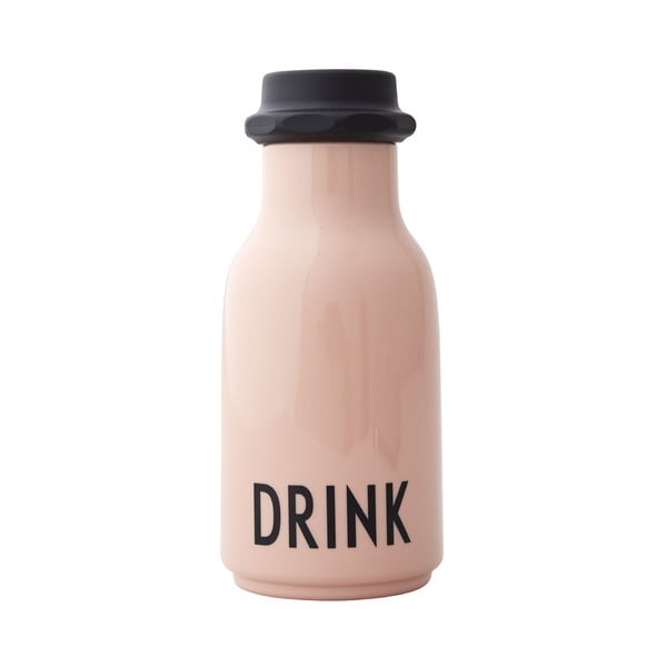 Drink rózsaszín palack gyerekeknek, 330 ml - Design Letters