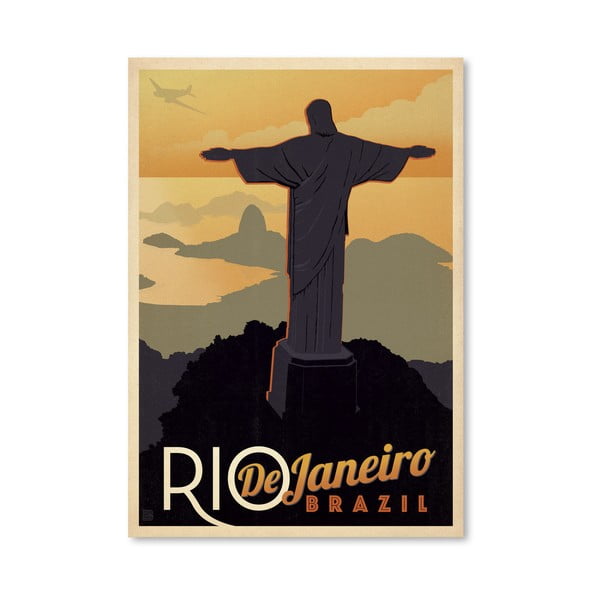 Rio poszter, 42 x 30 cm - Americanflat