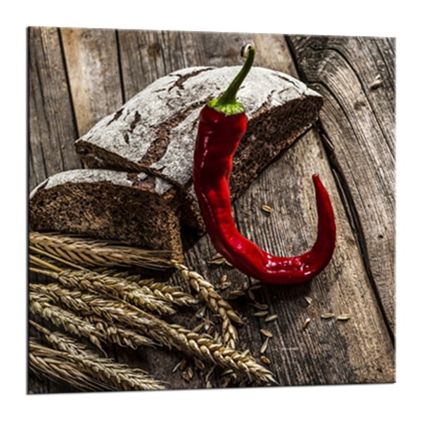 Glasspik Peppers fali kép, 20 x 20 cm - Styler