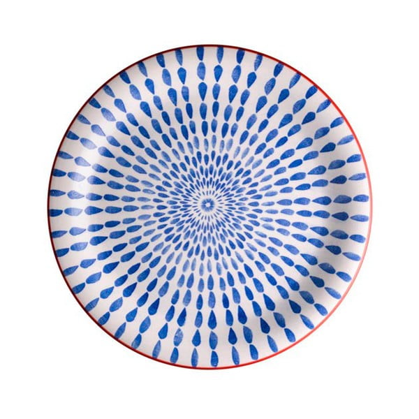 Ginger kék tányér, ⌀ 27 cm - Brandani