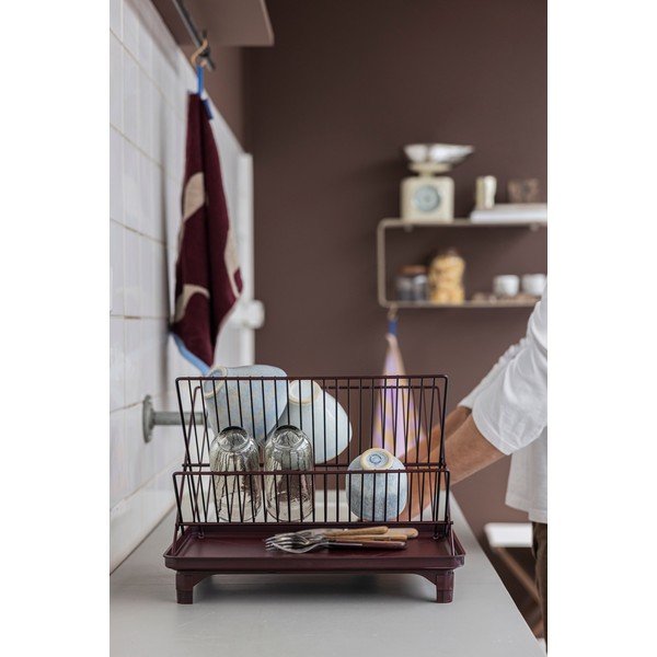 Borvörös kétszintes edényszárító 42x29 cm Dry-It – Mette Ditmer Denmark-image-3