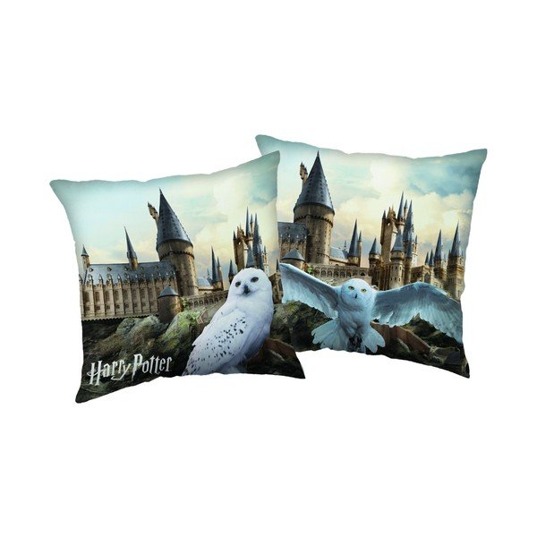 Mikroplüss gyerek párna 40x40 cm Harry Potter Hedwig – Jerry Fabrics