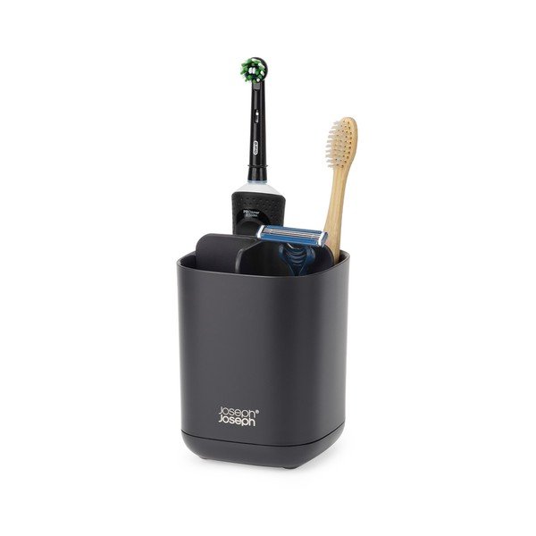 Fekete műanyag fogkefetartó pohár EasyStore – Joseph Joseph-image-4