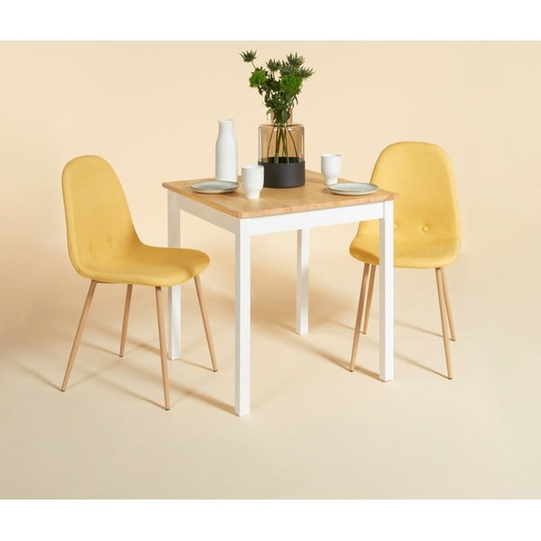 Lissy 2 db sárga étkezőszék - Bonami Essentials-image-1