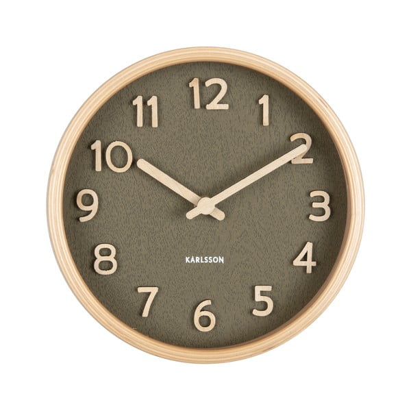 Asztali óra ø 18 cm Pure – Karlsson-image-1