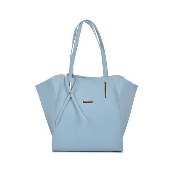 Caritta világoskék bőr kézitáska - Mangotti Bags